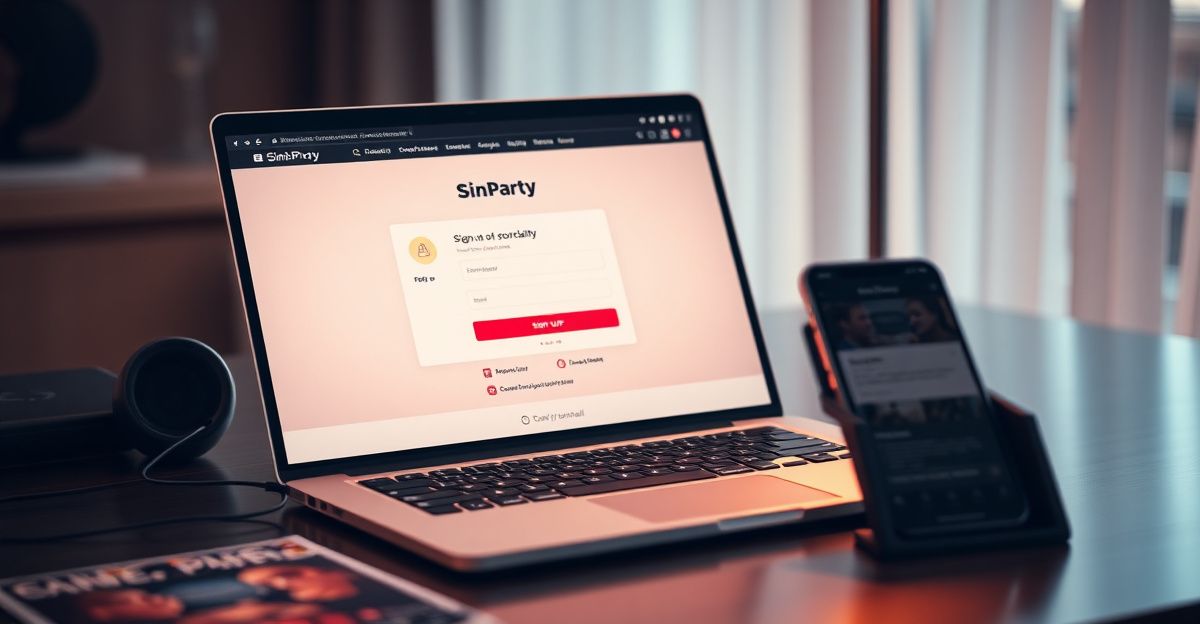 Comment créer un compte SinParty : étapes et vérifications